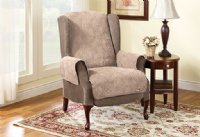 Seat & Back Protector for Lift Chair - Taupe - Large
