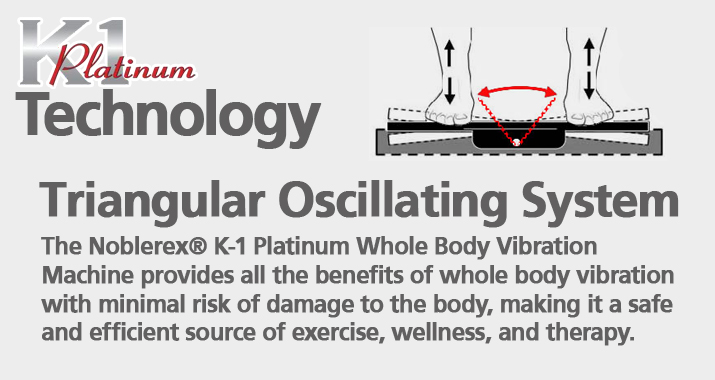 K1 Whole Body Vibration Technology - Triangle Oscillating System