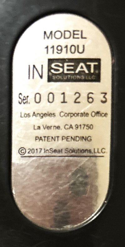 InSeat 11910U Hand Control